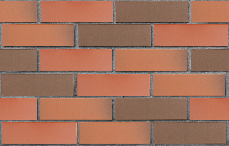 Клинкер фасадный красный флэш Ноттингем гладкий