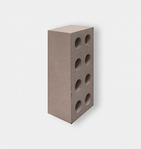 Кирпич силикатный пустотелый полуторный Коричневый