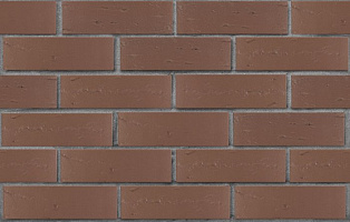 Кирпич лицевой пустотелый темно-коричневый рустик