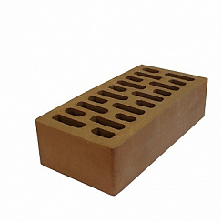 Кирпич облицовочный шоколадный пустотелый одинарный