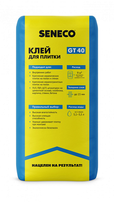 Клей для плитки GT 40