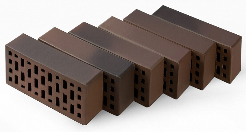 Тверской облицовочный кирпич одинарный 1НФ баварская кладка флэш Амур гладкий